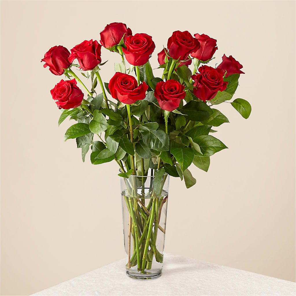 Long Stem Red Rose Bouquet – MAY'S FLORAL, Nevada MO