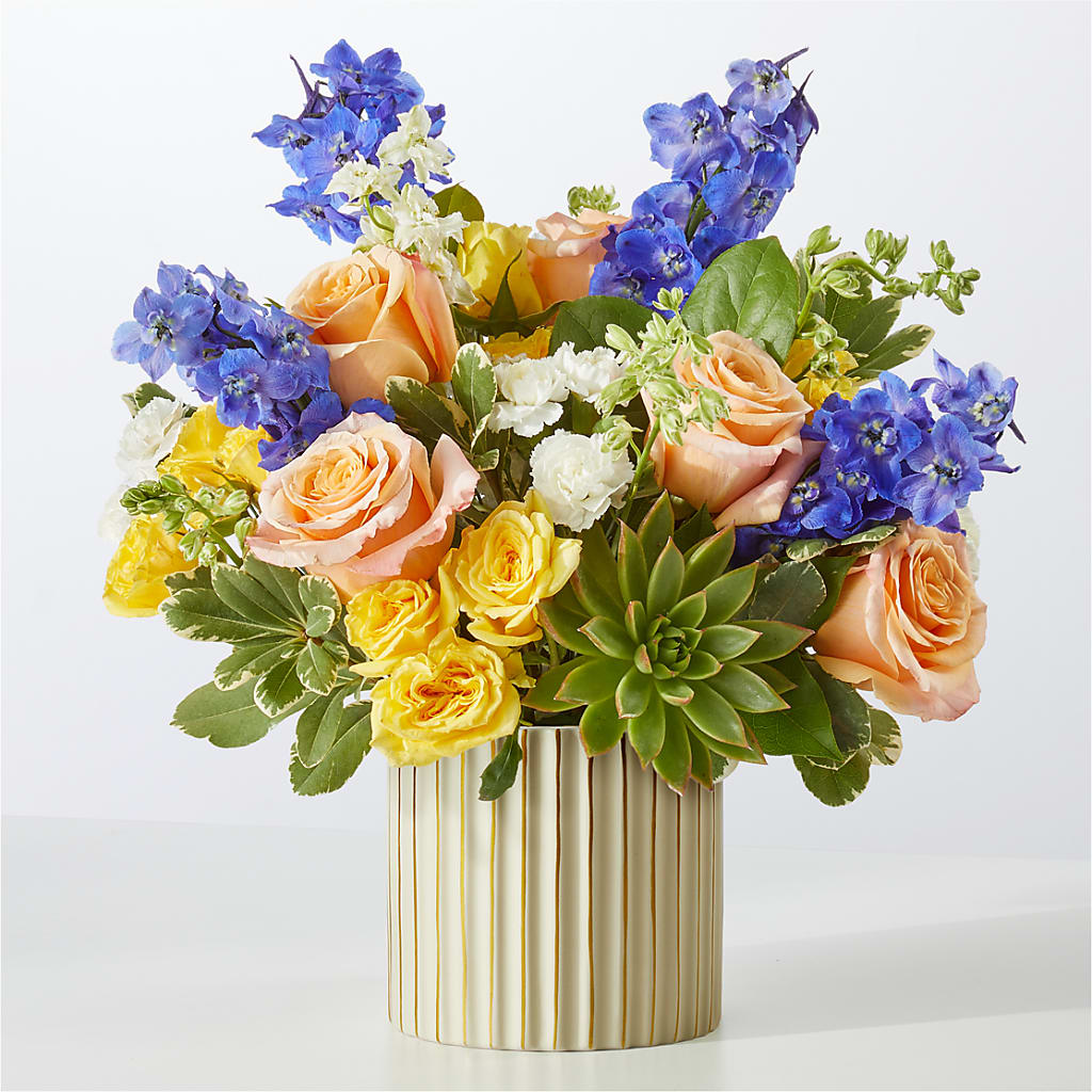Cobalt Reverie Bouquet – MAY'S FLORAL, Nevada MO