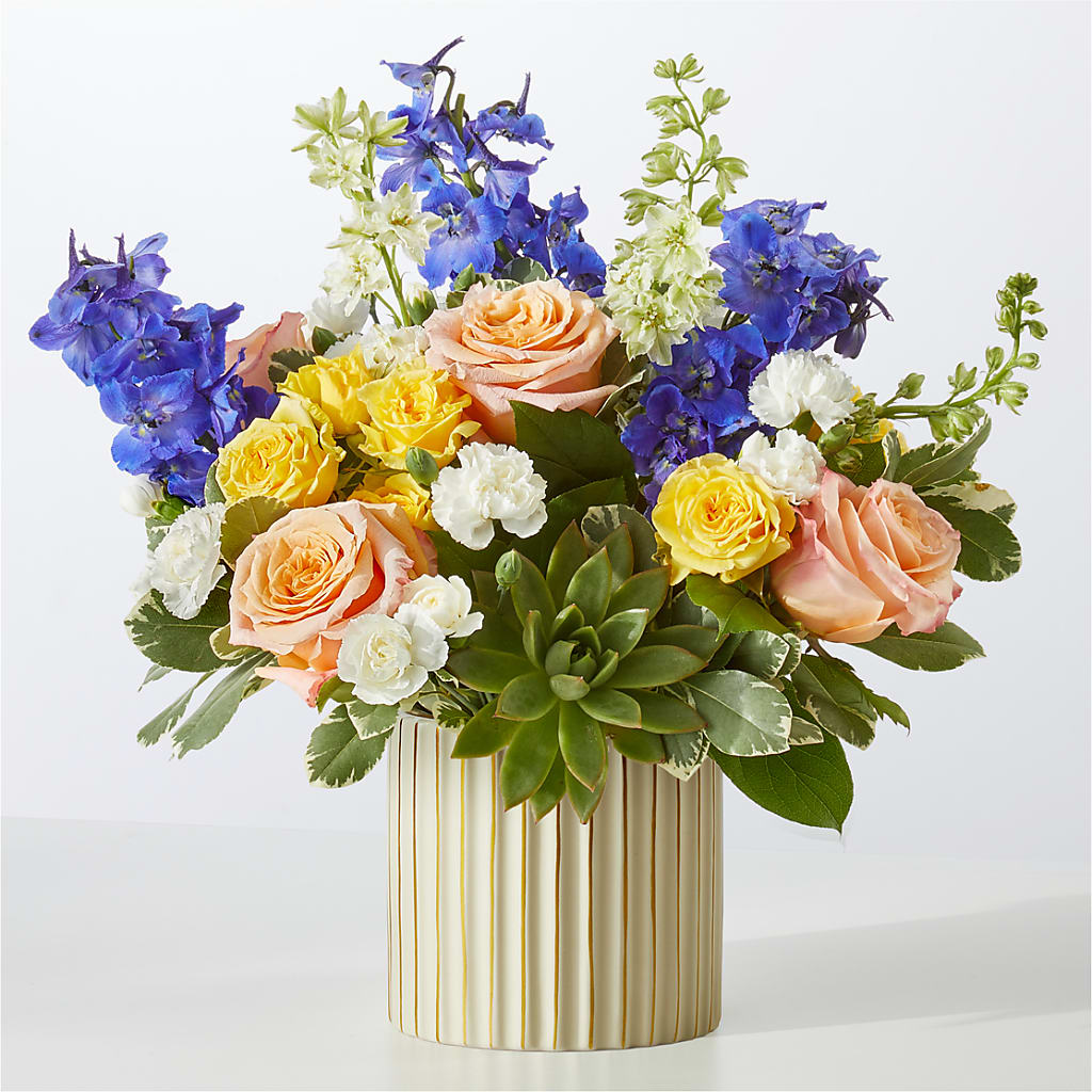 Cobalt Reverie Bouquet – MAY'S FLORAL, Nevada MO