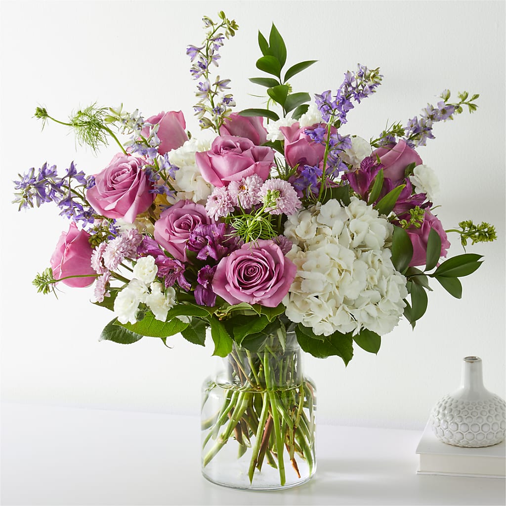 Violet Caress Bouquet – MAY'S FLORAL, Nevada MO