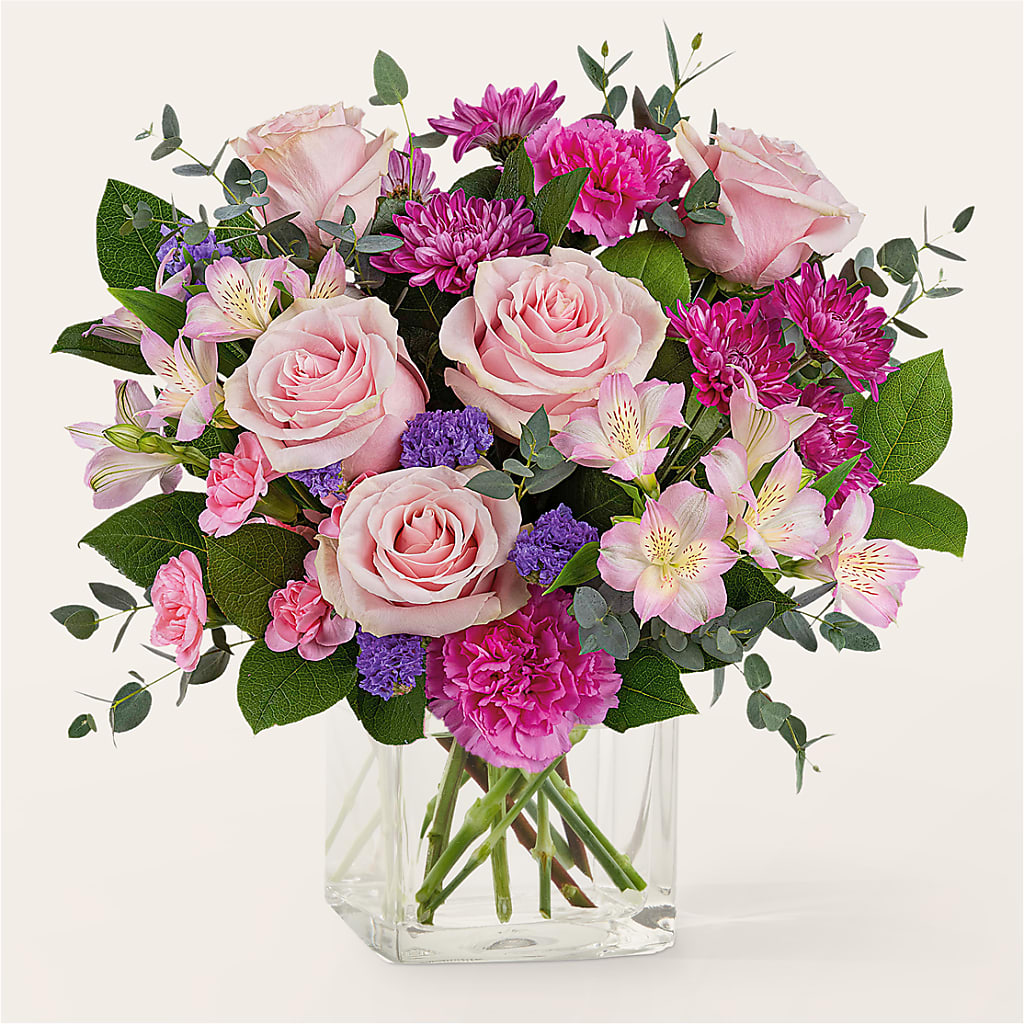 Rosy Radiance Bouquet – MAY'S FLORAL, Nevada MO
