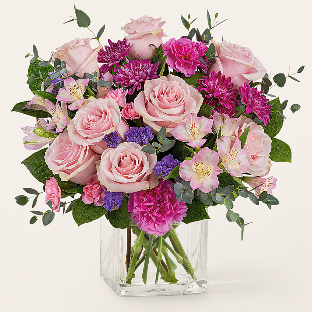 Rosy Radiance Bouquet – MAY'S FLORAL, Nevada MO