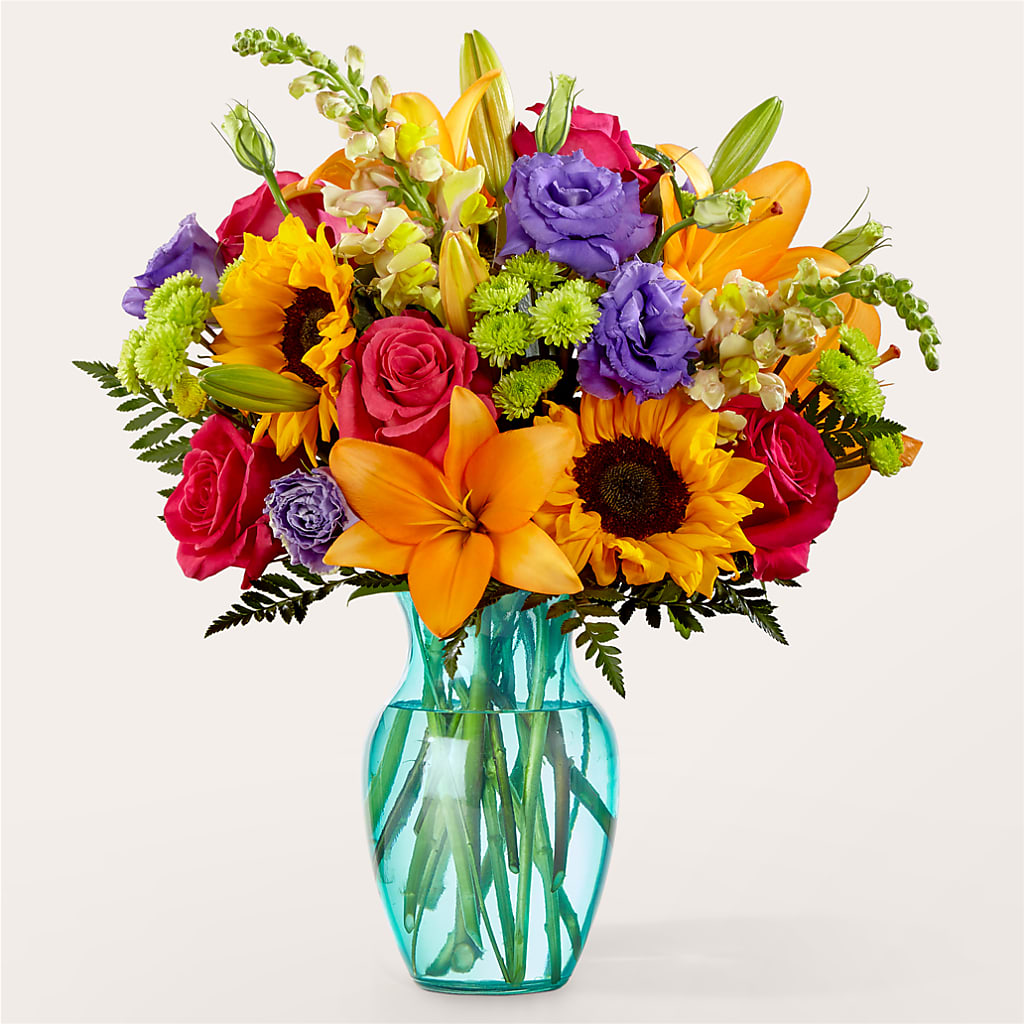 Double Rainbow Bouquet – MAY'S FLORAL, Nevada MO
