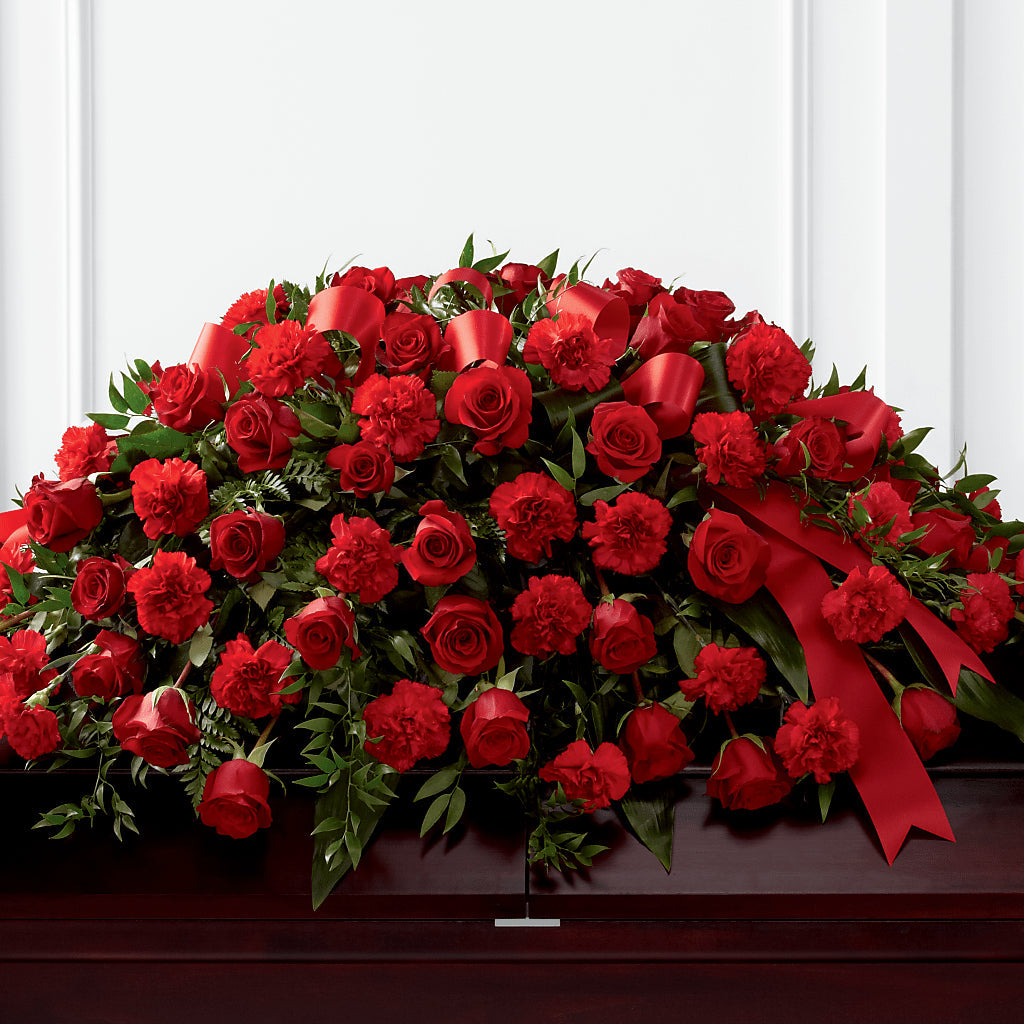 Tribute of Life Casket Spray – MAY'S FLORAL, Nevada MO