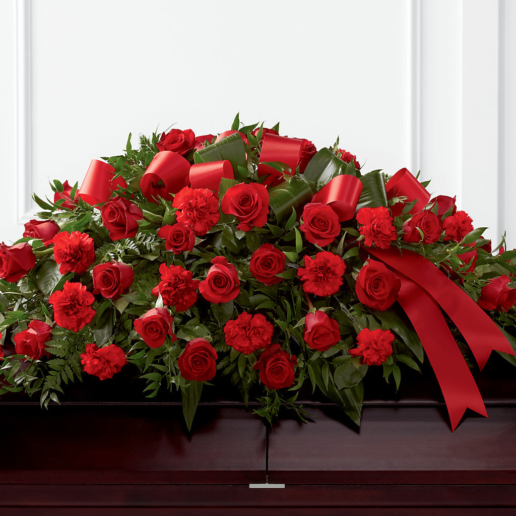 Tribute of Life Casket Spray – MAY'S FLORAL, Nevada MO