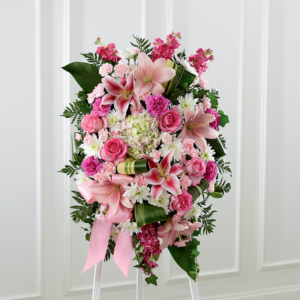 Comforting Standing Spray – MAY'S FLORAL, Nevada MO