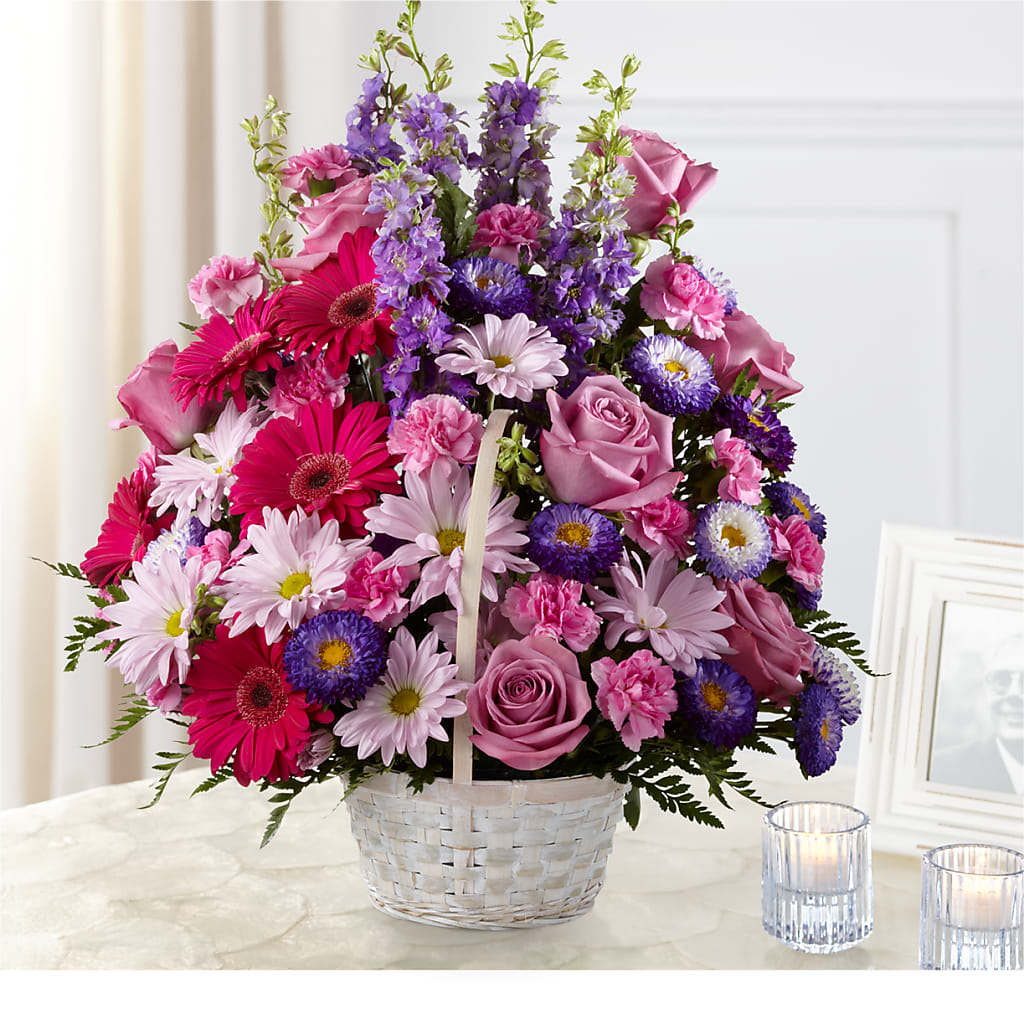 Pastel Peace Basket – MAY'S FLORAL, Nevada MO