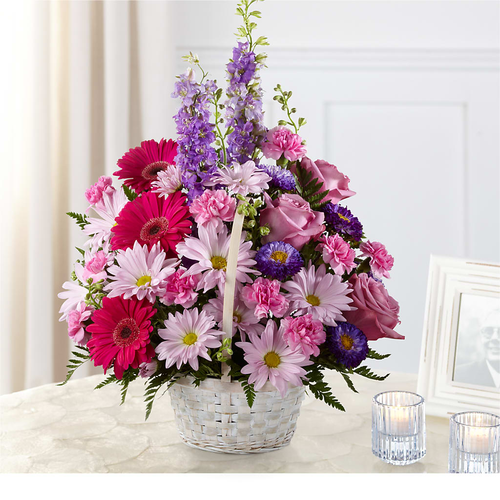 Pastel Peace Basket – MAY'S FLORAL, Nevada MO
