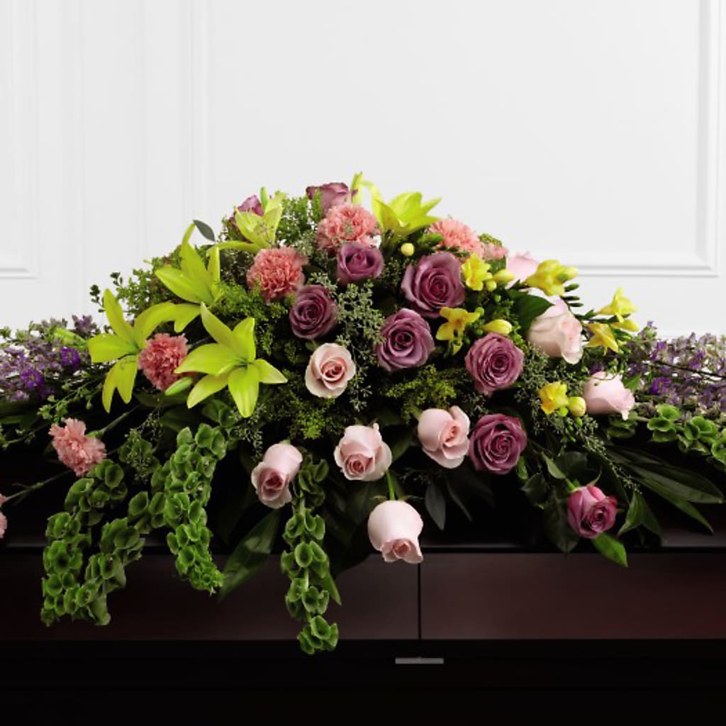 Forever Beloved Casket Spray – MAY'S FLORAL, Nevada MO