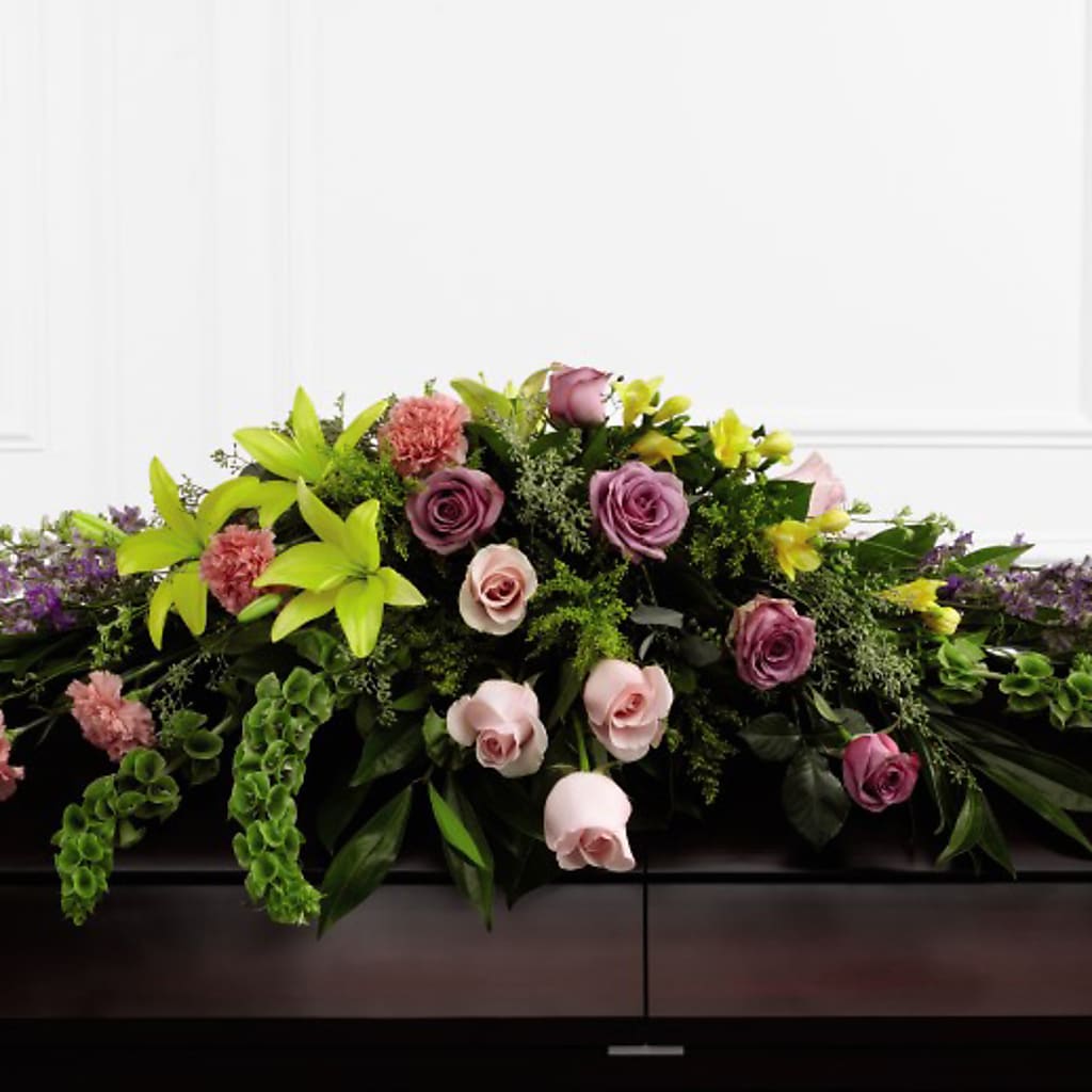 Forever Beloved Casket Spray – MAY'S FLORAL, Nevada MO
