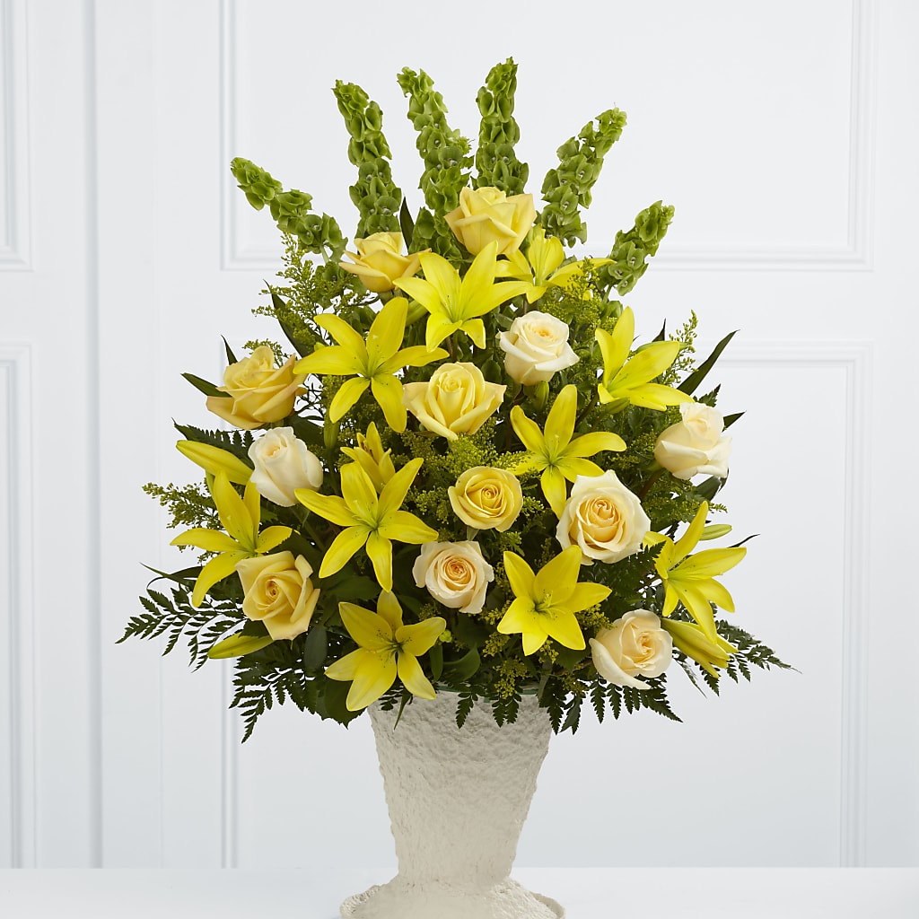 Golden Memories Arrangement – MAY'S FLORAL, Nevada MO