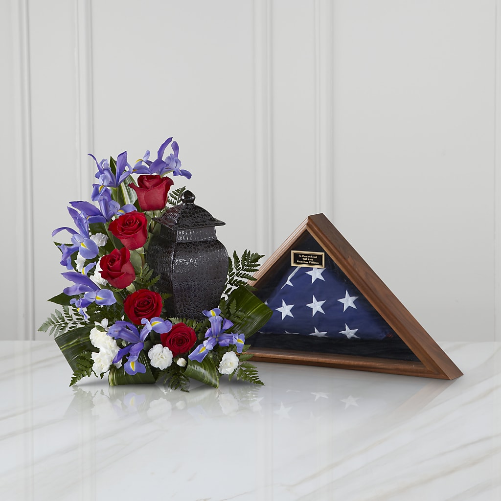 Patriotic Tribute Arrangement – MAY'S FLORAL, Nevada MO