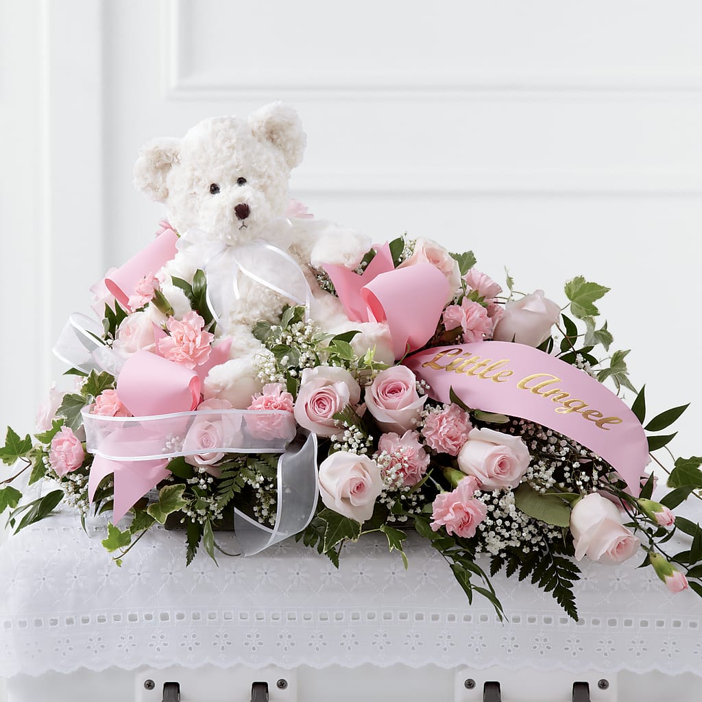 Touch of Sympathy Casket Spray – MAY'S FLORAL, Nevada MO