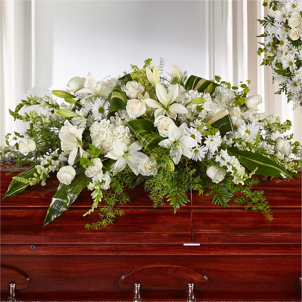 Abundance Casket Spray – MAY'S FLORAL, Nevada MO