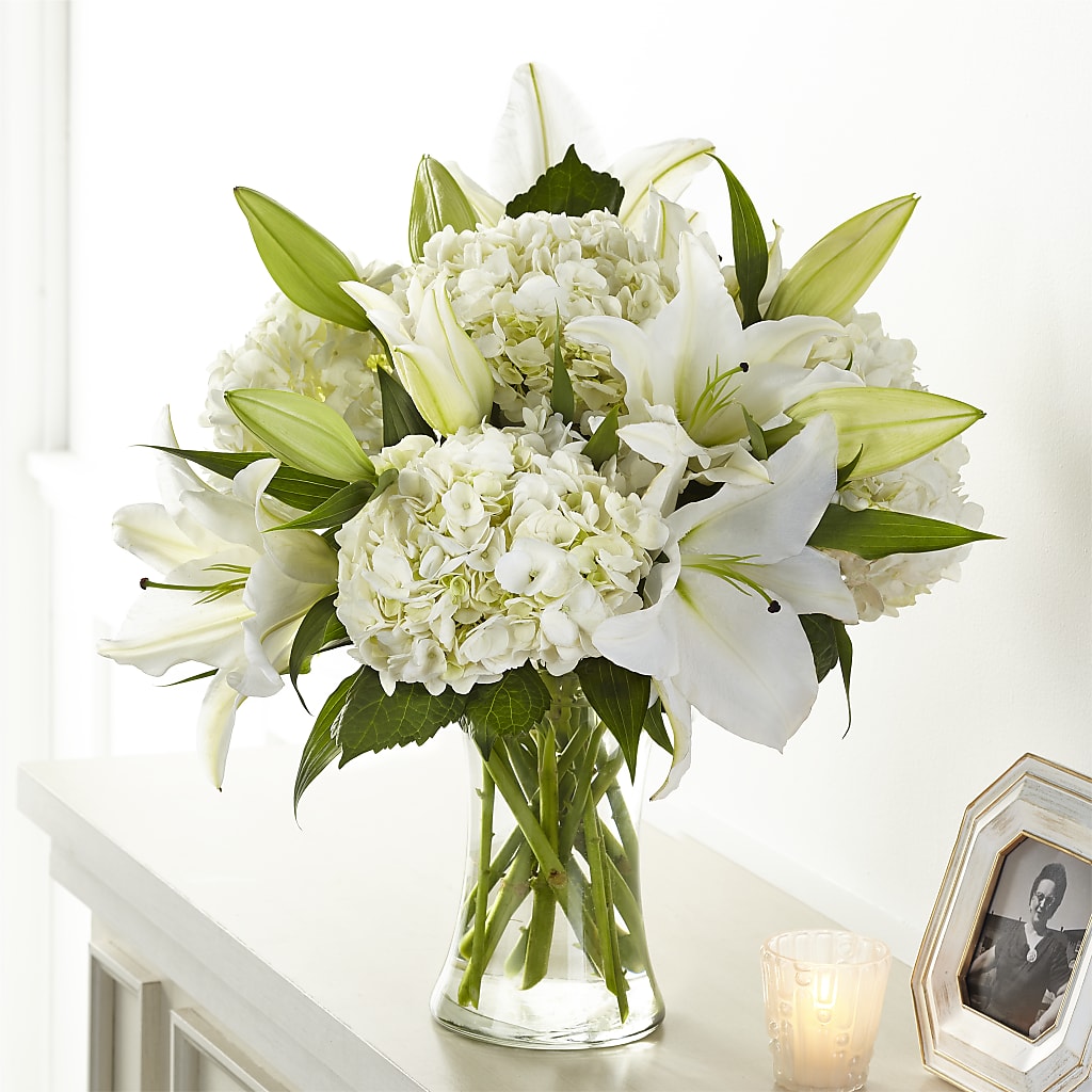 Compassionate Lily Bouquet – MAY'S FLORAL, Nevada MO