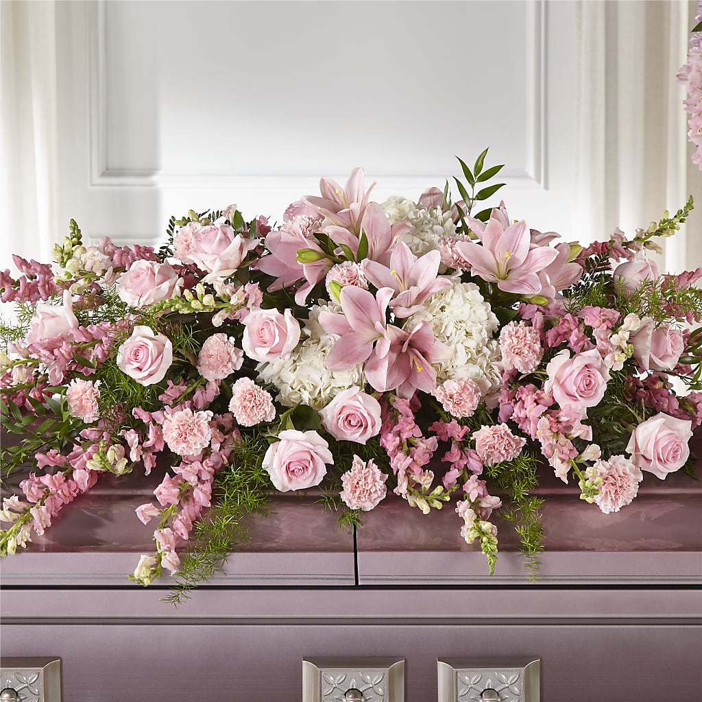 Life & Remembrance Casket Spray – MAY'S FLORAL, Nevada MO