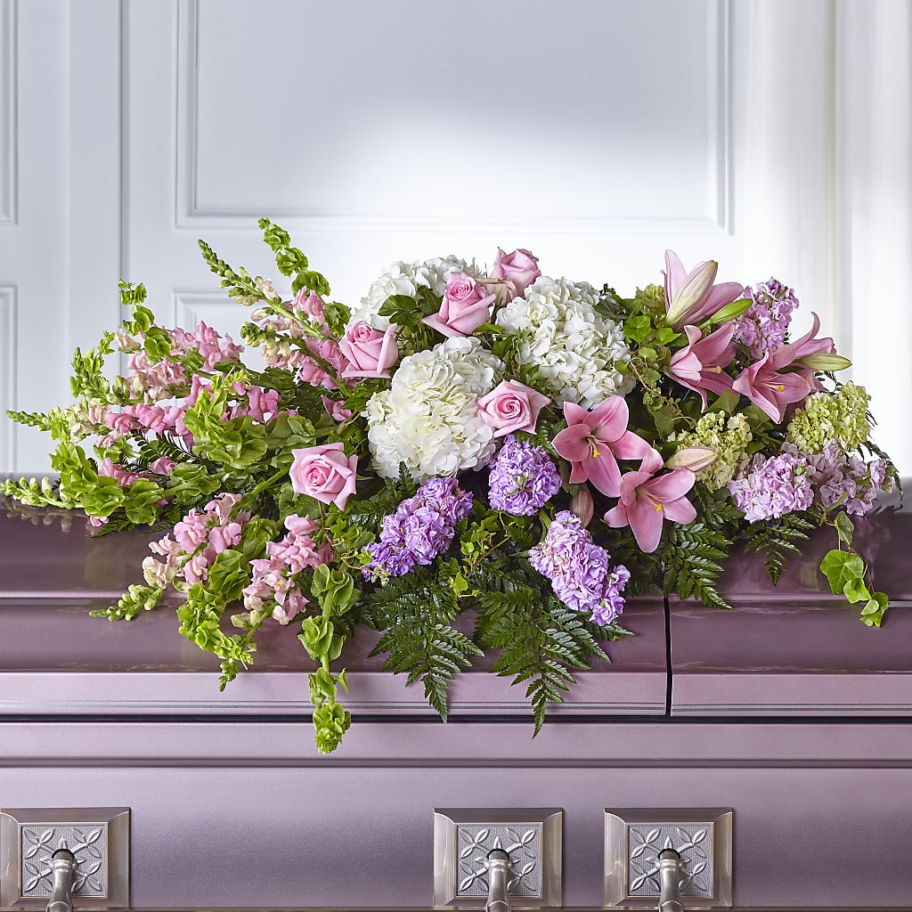 Life's Gratitude Casket Spray – MAY'S FLORAL, Nevada MO