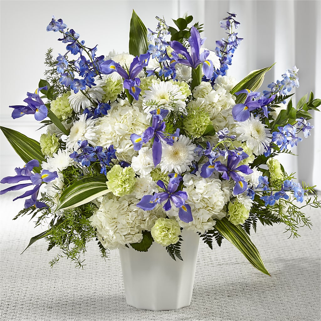 Soft Serenity Floor Basket – MAY'S FLORAL, Nevada MO
