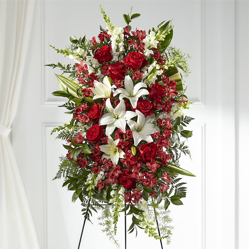 Everlasting Memory Standing Spray – MAY'S FLORAL, Nevada MO