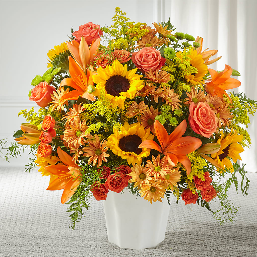 Harvest Thoughts Floor Basket – MAY'S FLORAL, Nevada MO