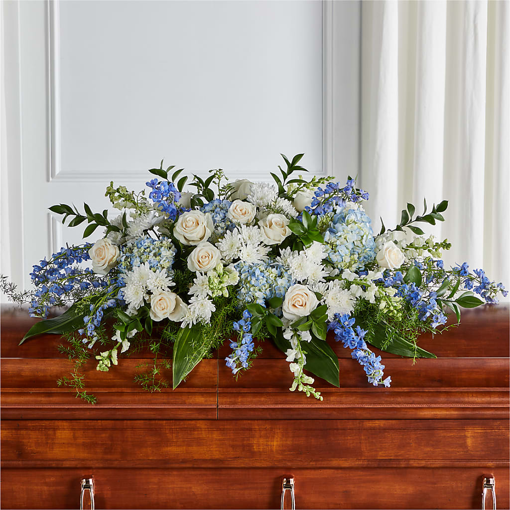 Timeless Essence Casket Spray – MAY'S FLORAL, Nevada MO