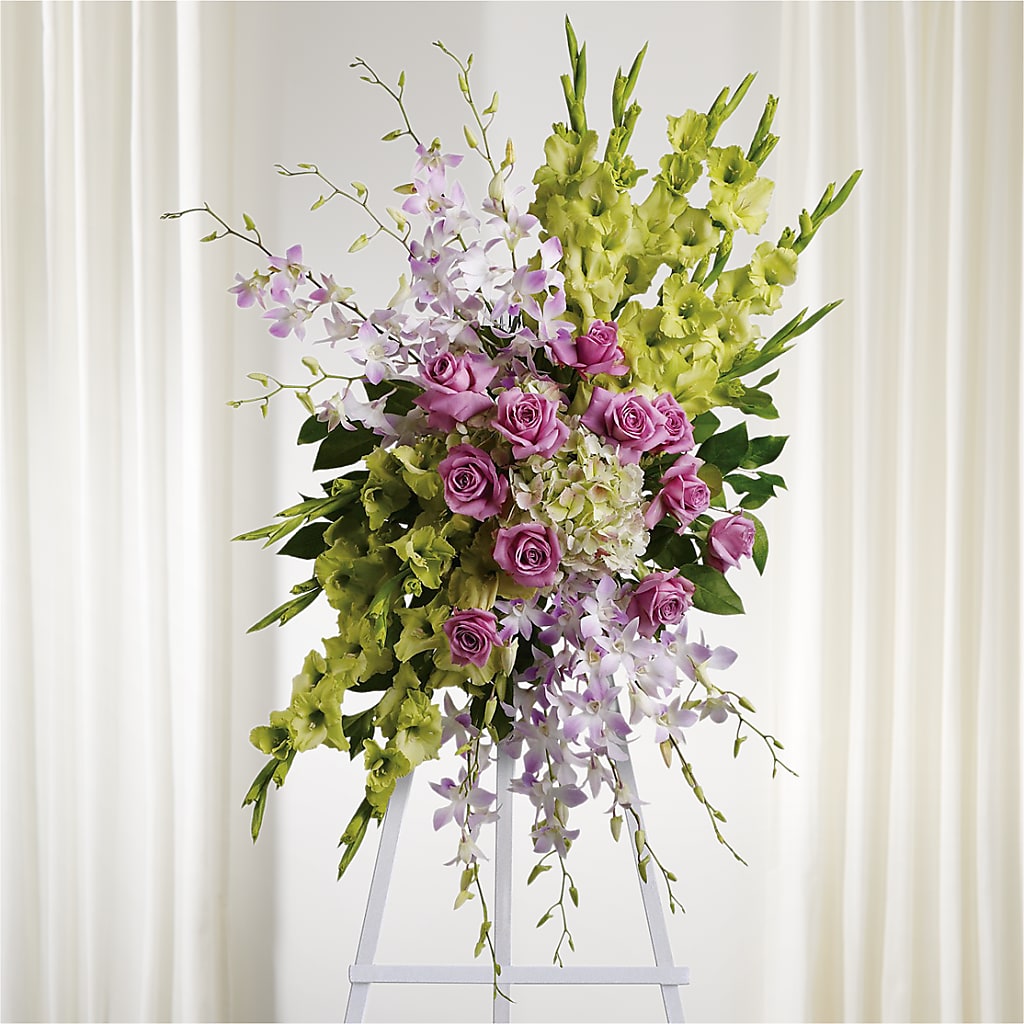 Lasting Legacy Standing Spray – MAY'S FLORAL, Nevada MO