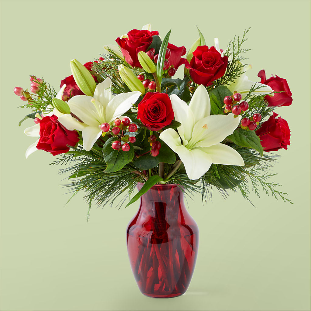Evergreen Delight Bouquet – MAY'S FLORAL, Nevada MO