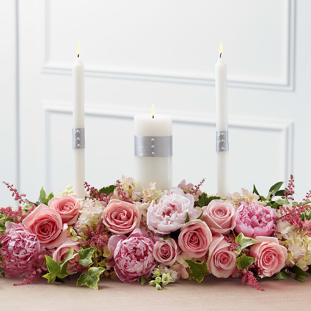 Worldwide Romance Unity Candle Arrangement – MAY'S FLORAL, Nevada MO
