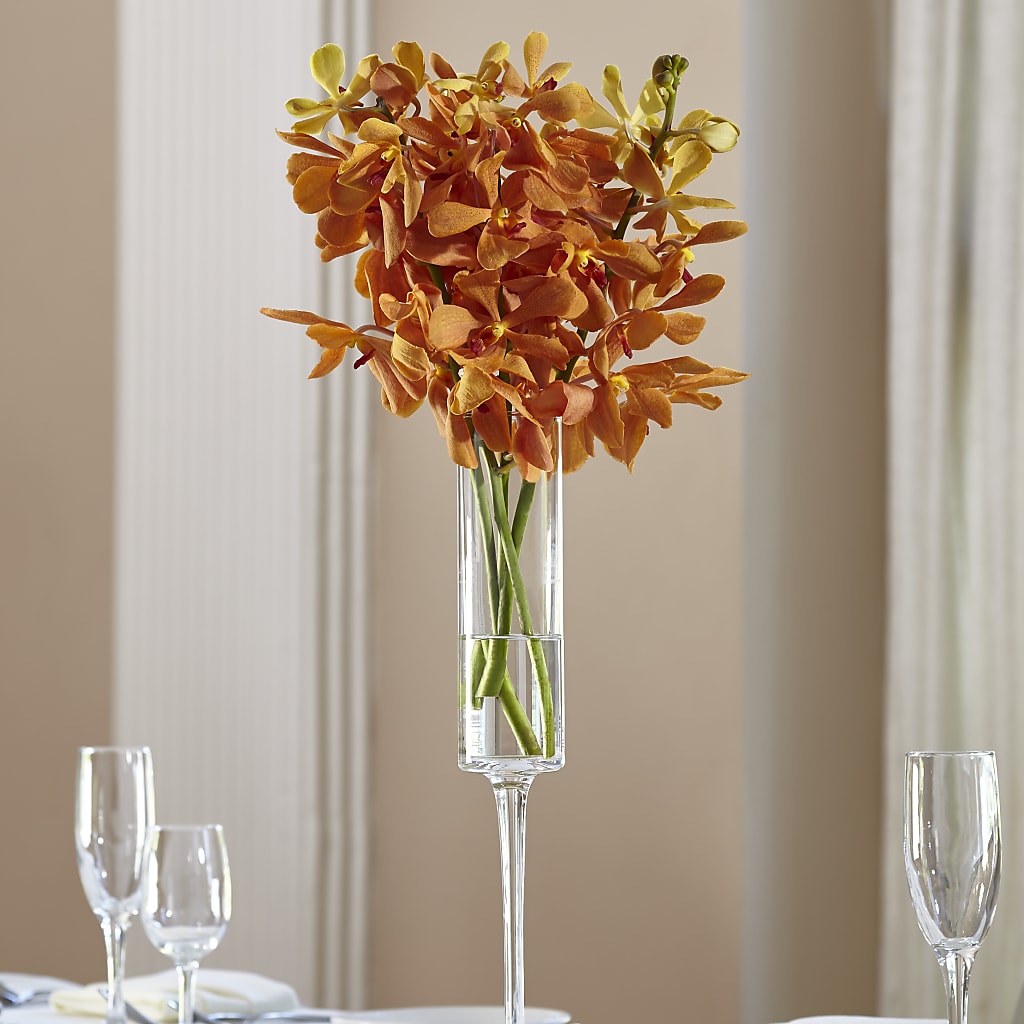 Orange Mokara Bouquet – MAY'S FLORAL, Nevada MO