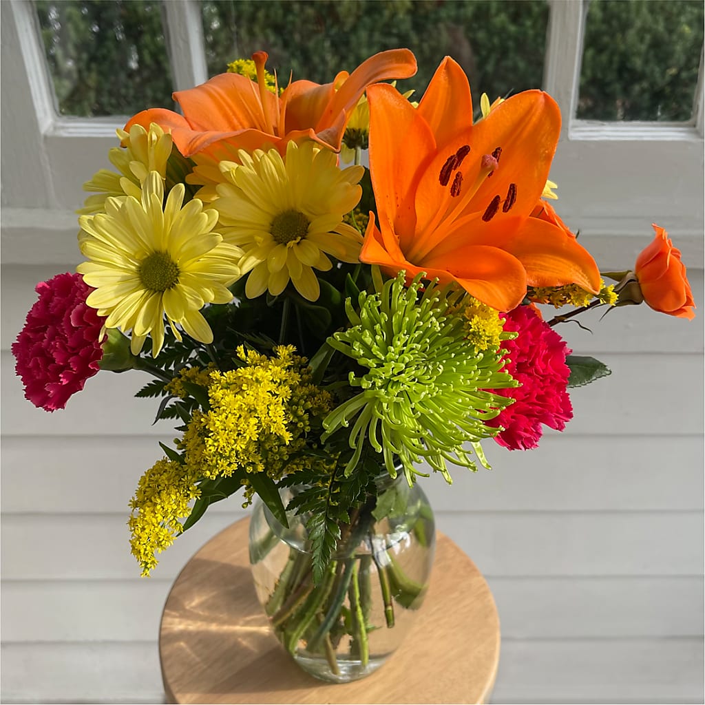 Bold & Bright – A Florist Original – MAY'S FLORAL, Nevada MO