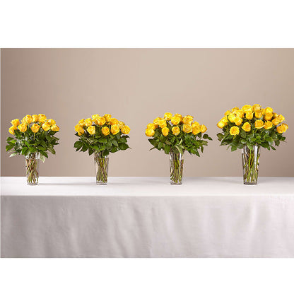 Long Stem Yellow Rose Bouquet – MAY'S FLORAL, Nevada MO