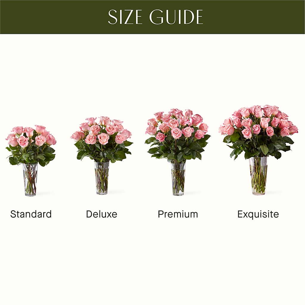 Long Stem Pink Rose Bouquet – MAY'S FLORAL, Nevada MO
