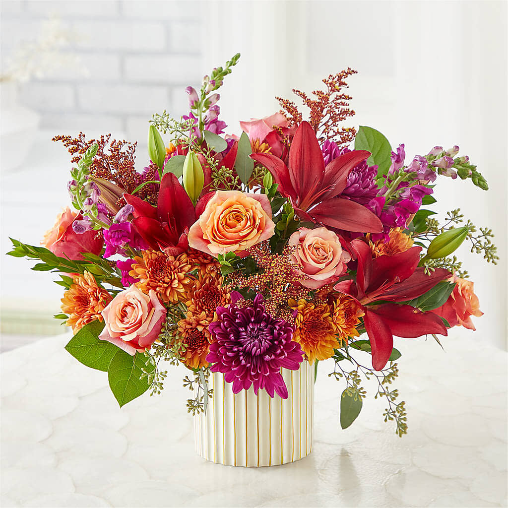 Burgundy Landscape Bouquet – MAY'S FLORAL, Nevada MO
