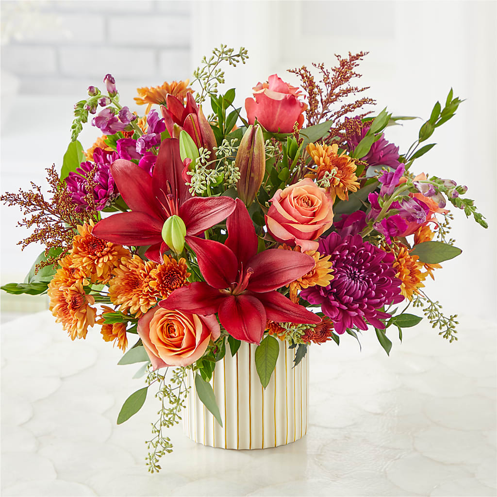 Burgundy Landscape Bouquet – MAY'S FLORAL, Nevada MO