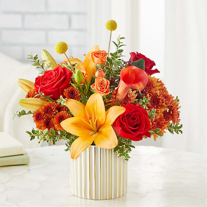 Scarlet Skies Bouquet – MAY'S FLORAL, Nevada MO