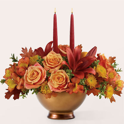 Harvest Table Centerpiece – MAY'S FLORAL, Nevada MO