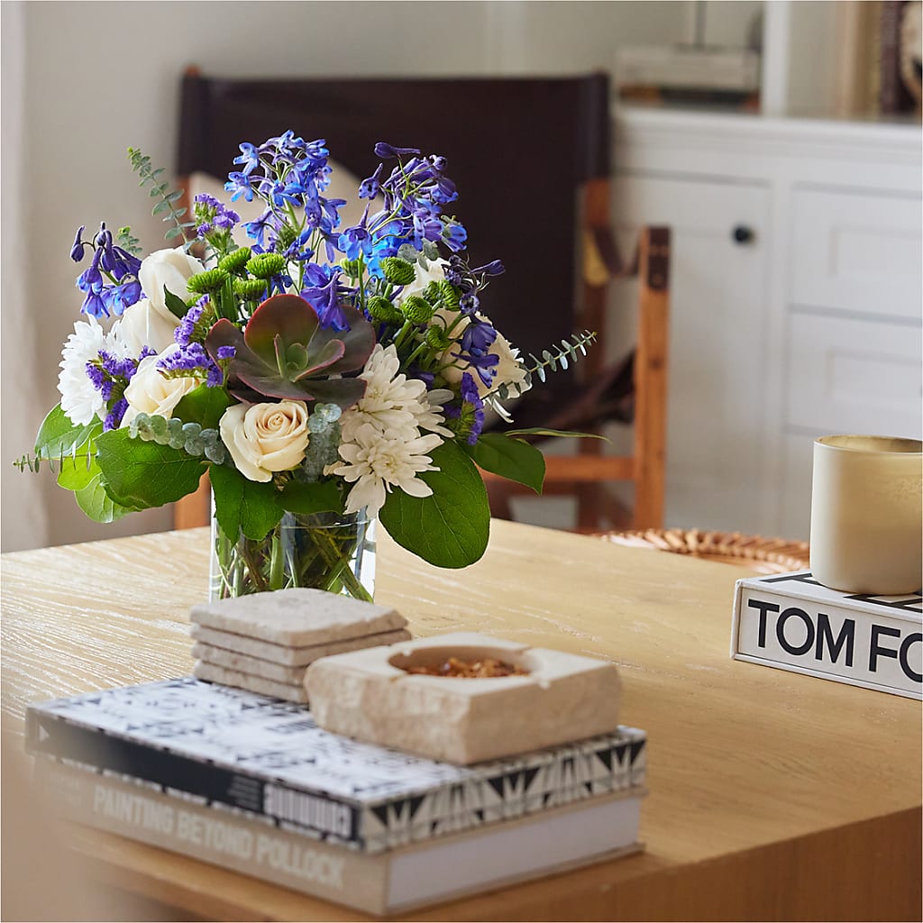 Cerulean Waves Bouquet – MAY'S FLORAL, Nevada MO