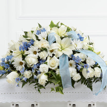 Tender Treasure Casket Spray – MAY'S FLORAL, Nevada MO