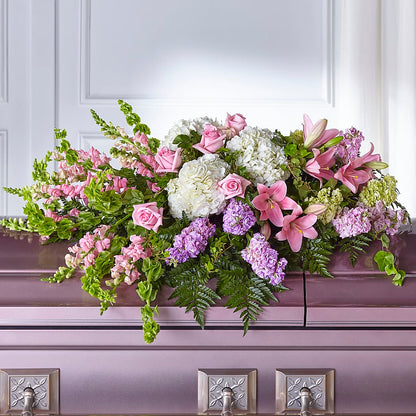 Life's Gratitude Casket Spray – MAY'S FLORAL, Nevada MO