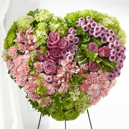 Heartwarming Standing Heart – MAY'S FLORAL, Nevada MO