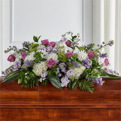 Meadows of Serenity Casket Spray – MAY'S FLORAL, Nevada MO