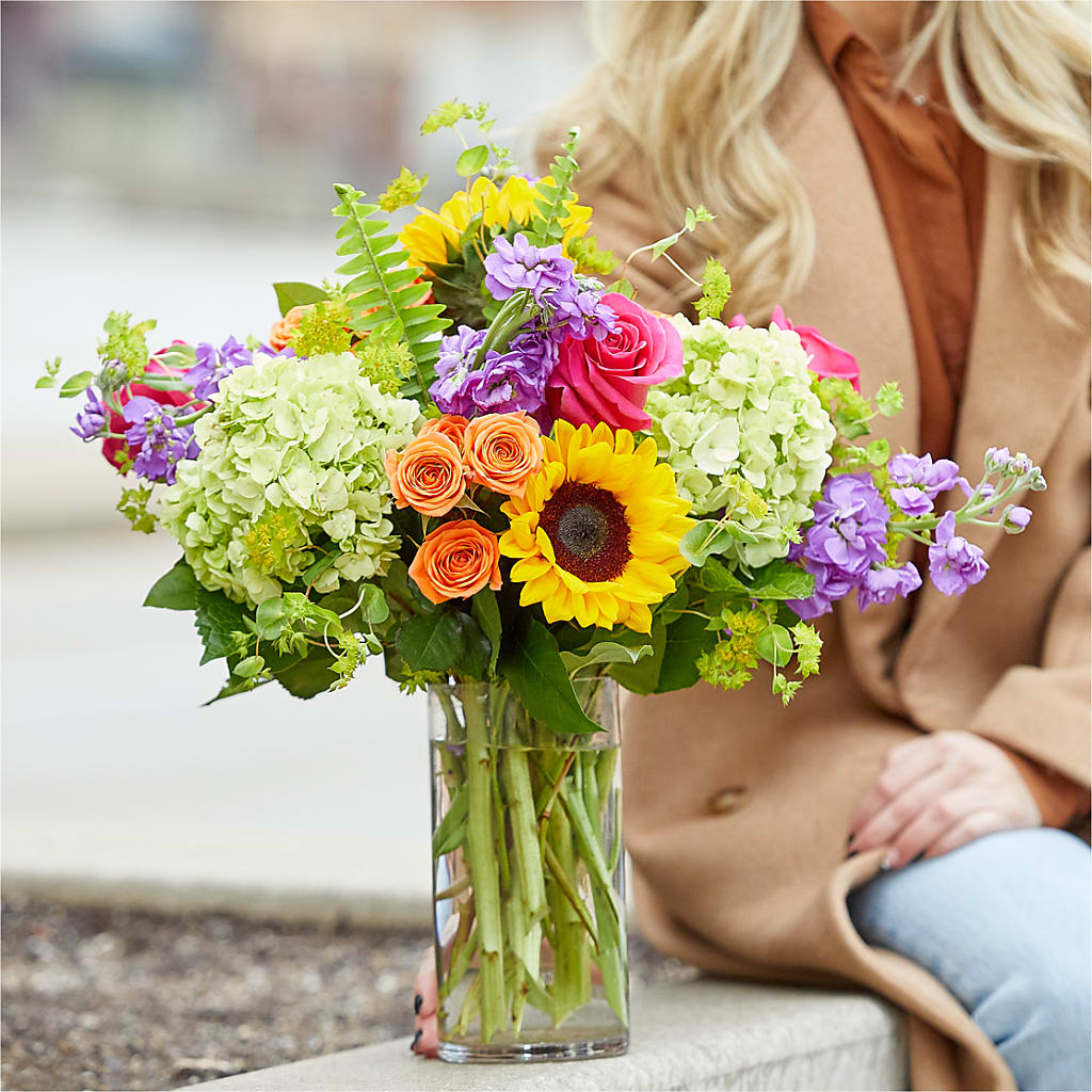 Vibrant Greetings Bouquet – MAY'S FLORAL, Nevada MO