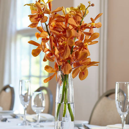 Orange Mokara Bud Vase – MAY'S FLORAL, Nevada MO